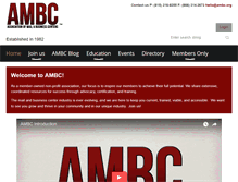 Tablet Screenshot of ampc.org
